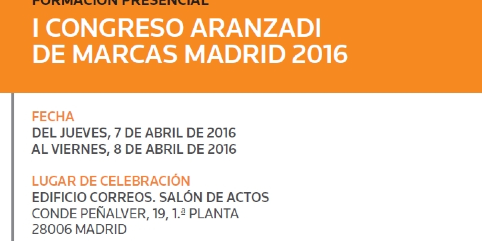 Ivan Sempere colabora en el Congreso Aranzadi de Marcas en Madrid