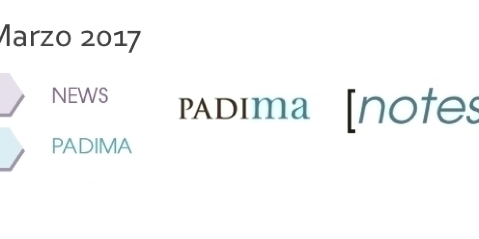 Padima notes Marzo 2017