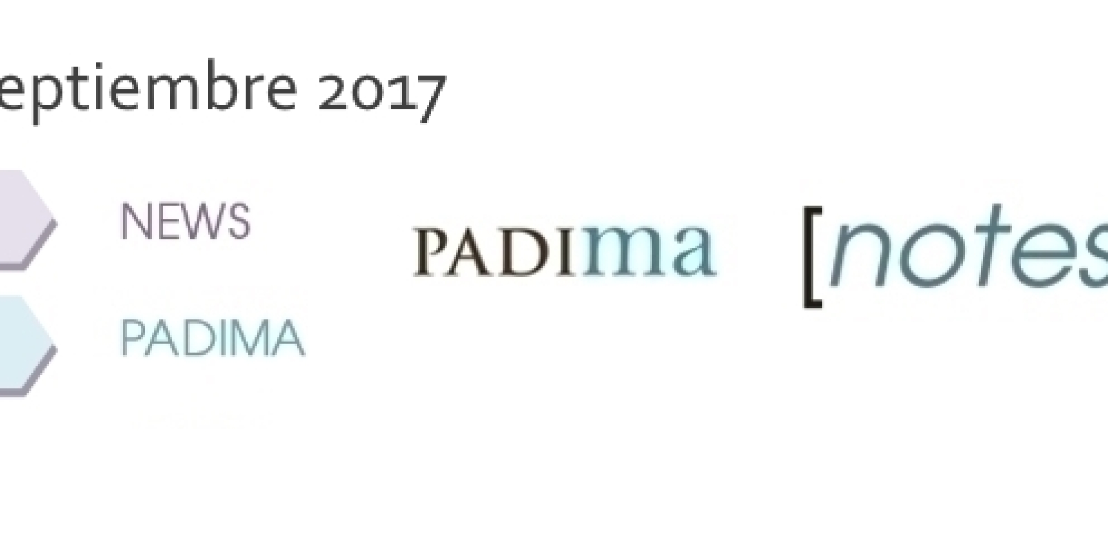 PADIMA NOTES Septiembre 2017