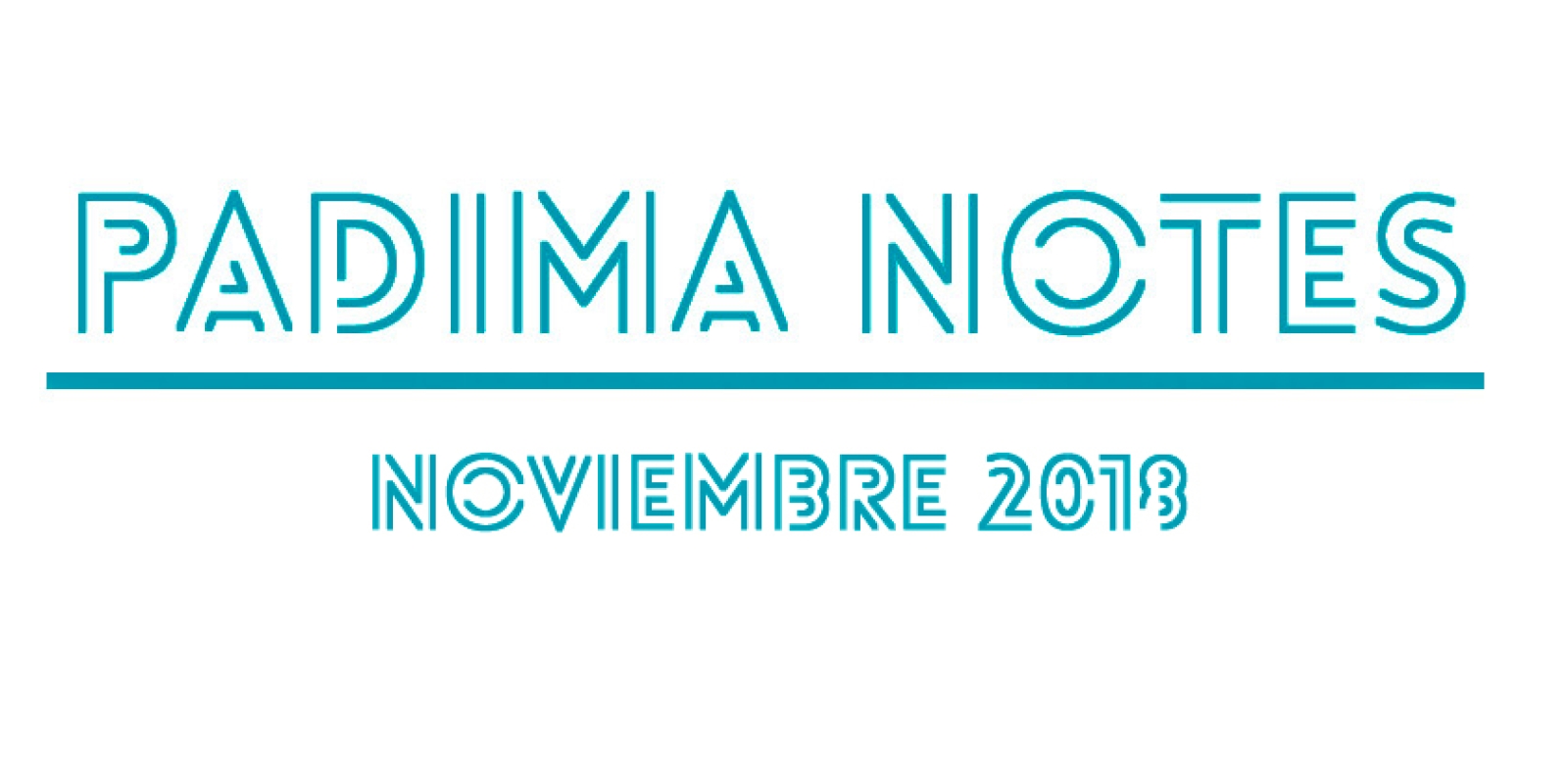 Padima Notes Noviembre 2018