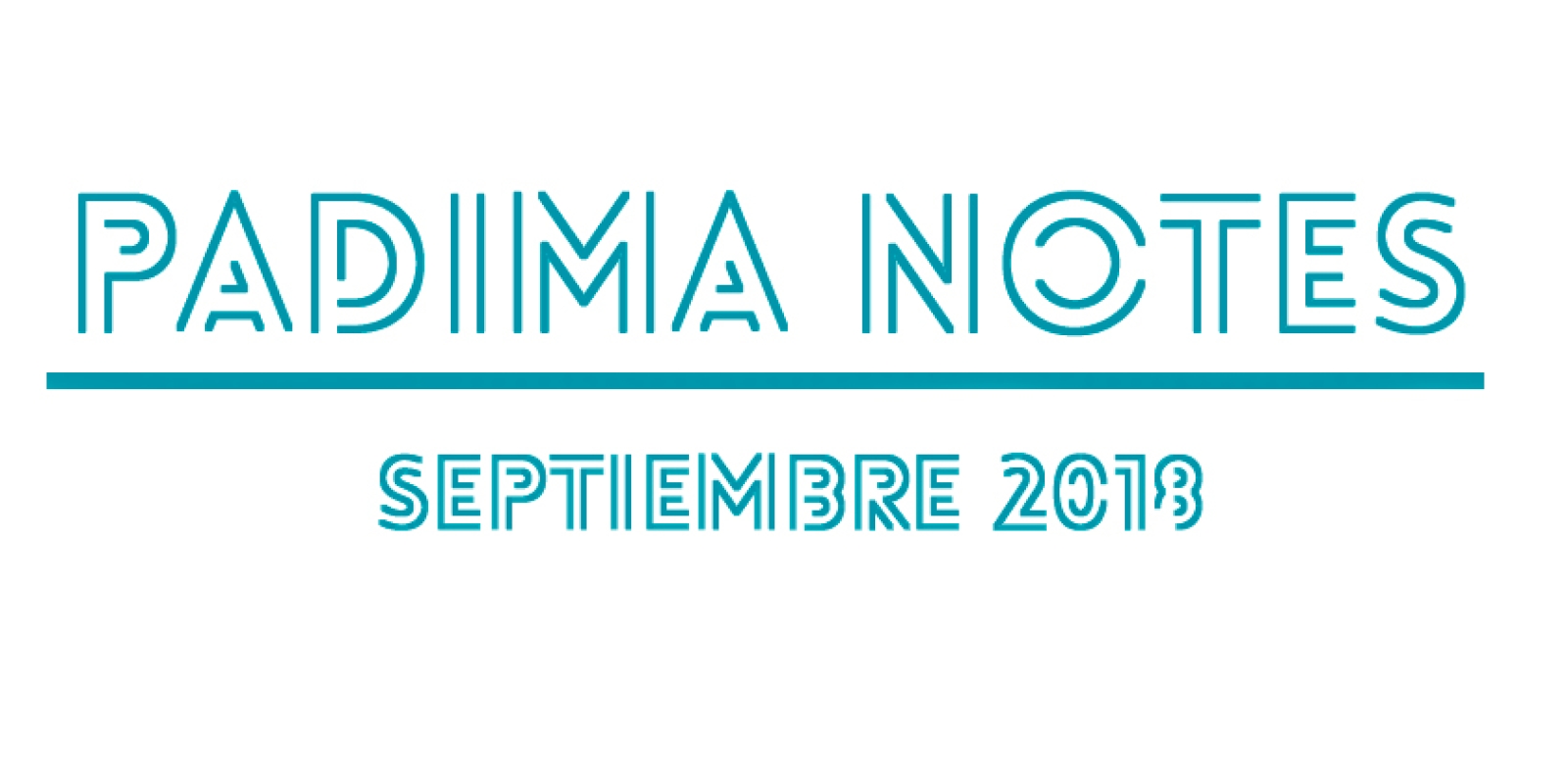 Padima Notes Septiembre 2018