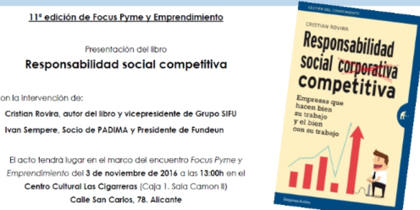 Presentación libro RESPONSABILIDAD SOCIAL COMPETITIVA